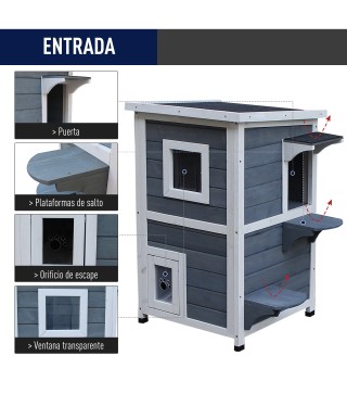Caseta para Gatos Exterior