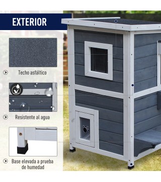 Caseta para Gatos Exterior