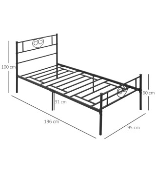 Marco de Cama Individual