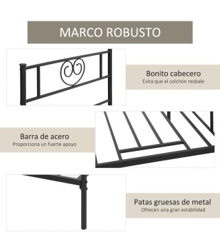 Marco de Cama Individual