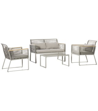 Conjunto de Muebles de Ratán