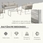 Conjunto de Muebles de Ratán Conjunto de Muebles de Ratán