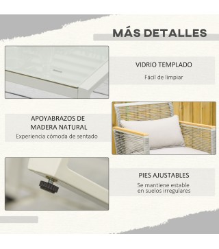 Conjunto de Muebles de Ratán