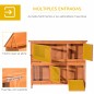 Conejera de Madera Exterior Conejera de Madera Exterior