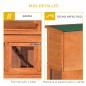 Conejera de Madera Exterior Conejera de Madera Exterior