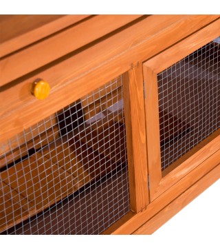 Conejera de Madera Exterior