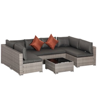 Conjunto de Muebles de Ratán