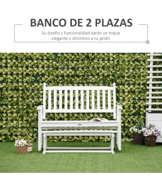 Banco Mecedora de Jardín