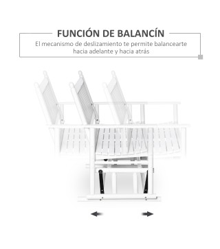 Banco Mecedora de Jardín