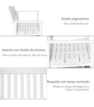 Banco Mecedora de Jardín