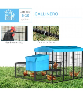 Jaula para Gallinas de Acero