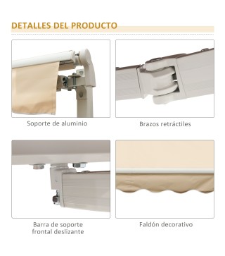 Toldo Manual Retráctil