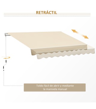 Toldo Manual Retráctil