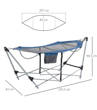 Hamaca con Soporte Plegable