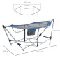 Hamaca con Soporte Plegable Hamaca con Soporte Plegable