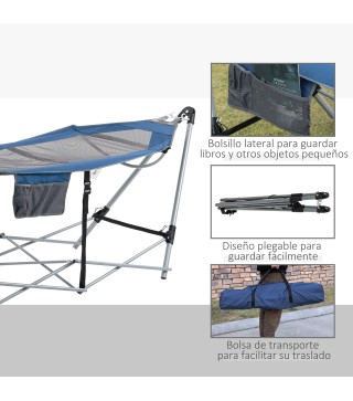 Hamaca con Soporte Plegable