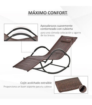 Tumbona Mecedora de Exterior