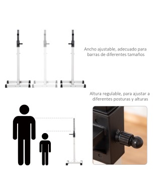 Soporte para Barras de Pesas
