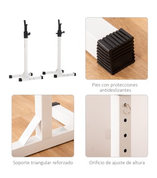 Soporte para Barras de Pesas