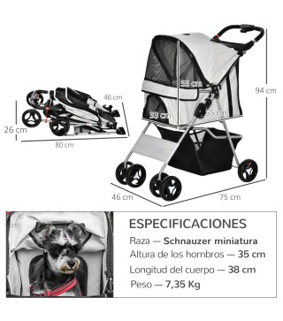 Cochecito para Mascotas