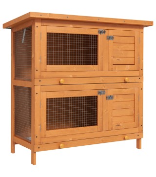 Conejera de Madera Exterior