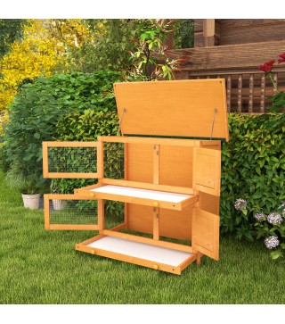 Conejera de Madera Exterior