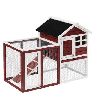 Conejera de Madera Exterior