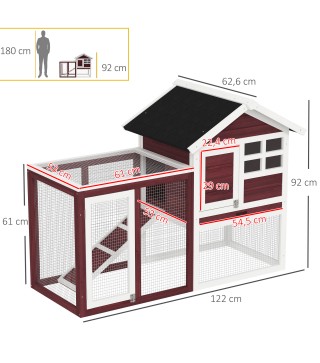 Conejera de Madera Exterior