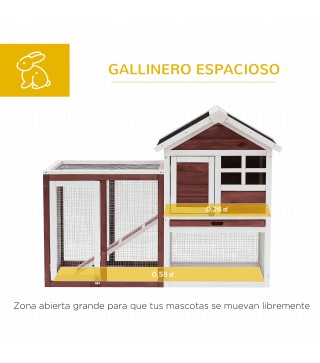 Conejera de Madera Exterior