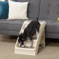 Escalón para Perros Gatos Portátil con Alfombras Antideslizantes para Cama Sofá Carga 20 kg 62x38x49,5 cm Beige Escalón para Perros Gatos Portátil con Alfombras Antideslizantes para Cama Sofá Carga 20 kg 62x38x49,5 cm Beige