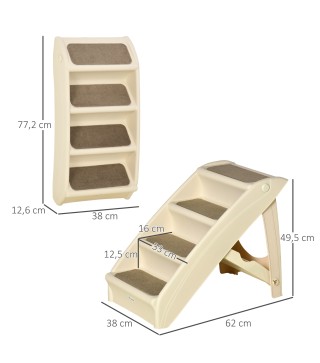 Escalera para Mascotas Plegable