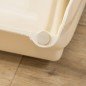 Escalón para Perros Gatos Portátil con Alfombras Antideslizantes para Cama Sofá Carga 20 kg 62x38x49,5 cm Beige Escalón para Perros Gatos Portátil con Alfombras Antideslizantes para Cama Sofá Carga 20 kg 62x38x49,5 cm Beige
