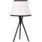 Lámpara de Mesa con Trípode de Metal Lámpara de Escritorio con Pantalla de Tela y Casquillo E27 Máx. 40W Estilo Moderno para Dor Lámpara de Mesa con Trípode de Metal Lámpara de Escritorio con Pantalla de Tela y Casquillo E27 Máx. 40W Estilo Moderno para Dor