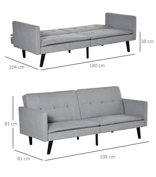 Sofá Cama de 3 Plazas