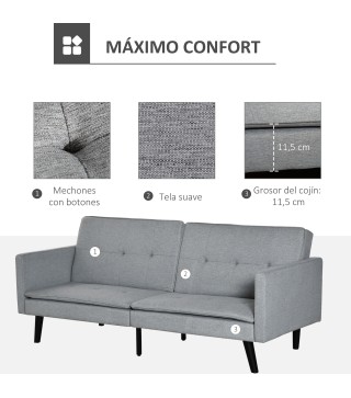 Sofá Cama de 3 Plazas