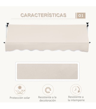 Toldo Manual Retráctil