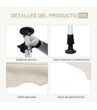 Toldo Manual Retráctil