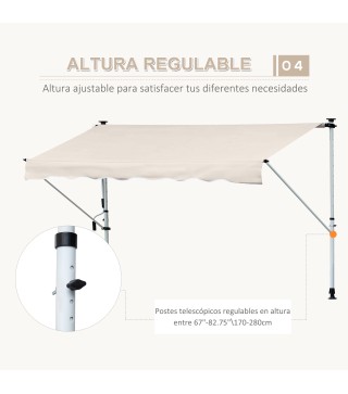 Toldo Manual Retráctil