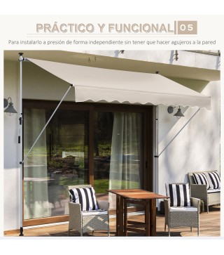 Toldo Manual Retráctil