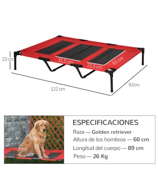 Cama Elevada para Perros