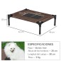 Cama Elevada para Perros Gatos Portátil Cama para Mascotas con Zona de Malla Transpirable y Tela Oxford para Interior Exterior 6