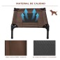Cama Elevada para Perros Gatos Portátil Cama para Mascotas con Zona de Malla Transpirable y Tela Oxford para Interior Exterior 6