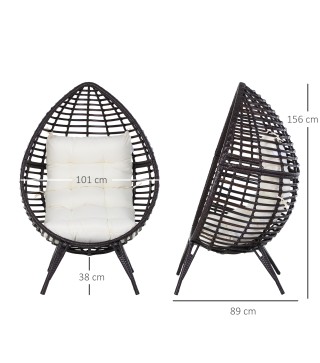 Sillón de Exterior de Ratán