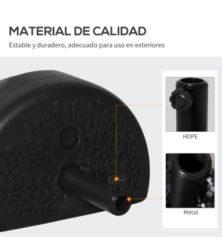 Base de Pared para Sombrilla