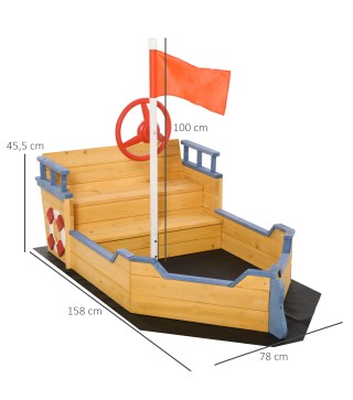 Arenero Infantil de Madera