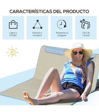 Set de 2 Esteras de Playa