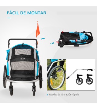 Remolque de Bicicleta para Perros