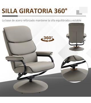 Sillón Reclinable Otomano