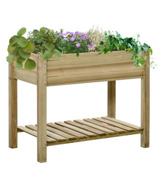 Huerto Urbano de Madera