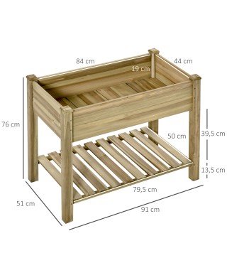 Huerto Urbano de Madera